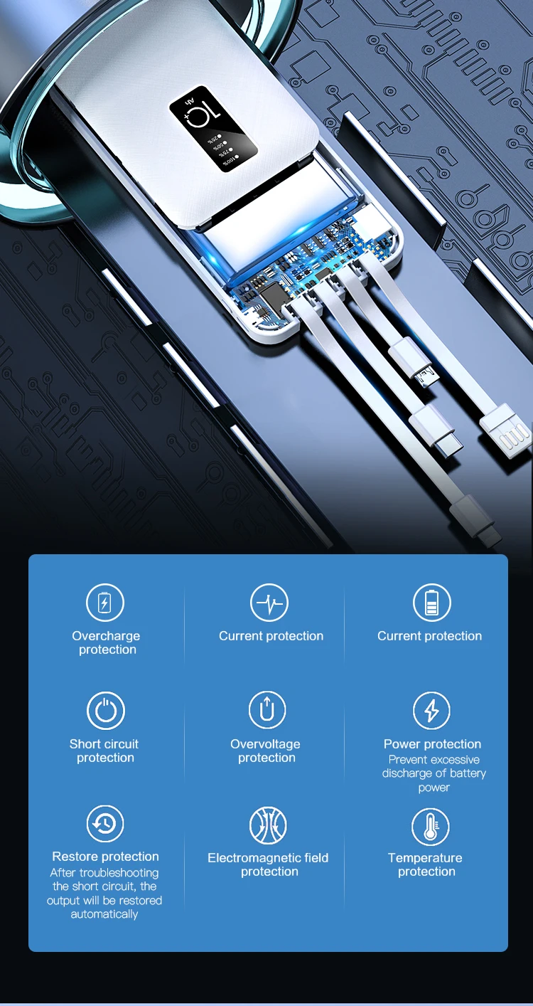 2020 new arrival fast charging mi power bank 10000mah - ANKUX.COM