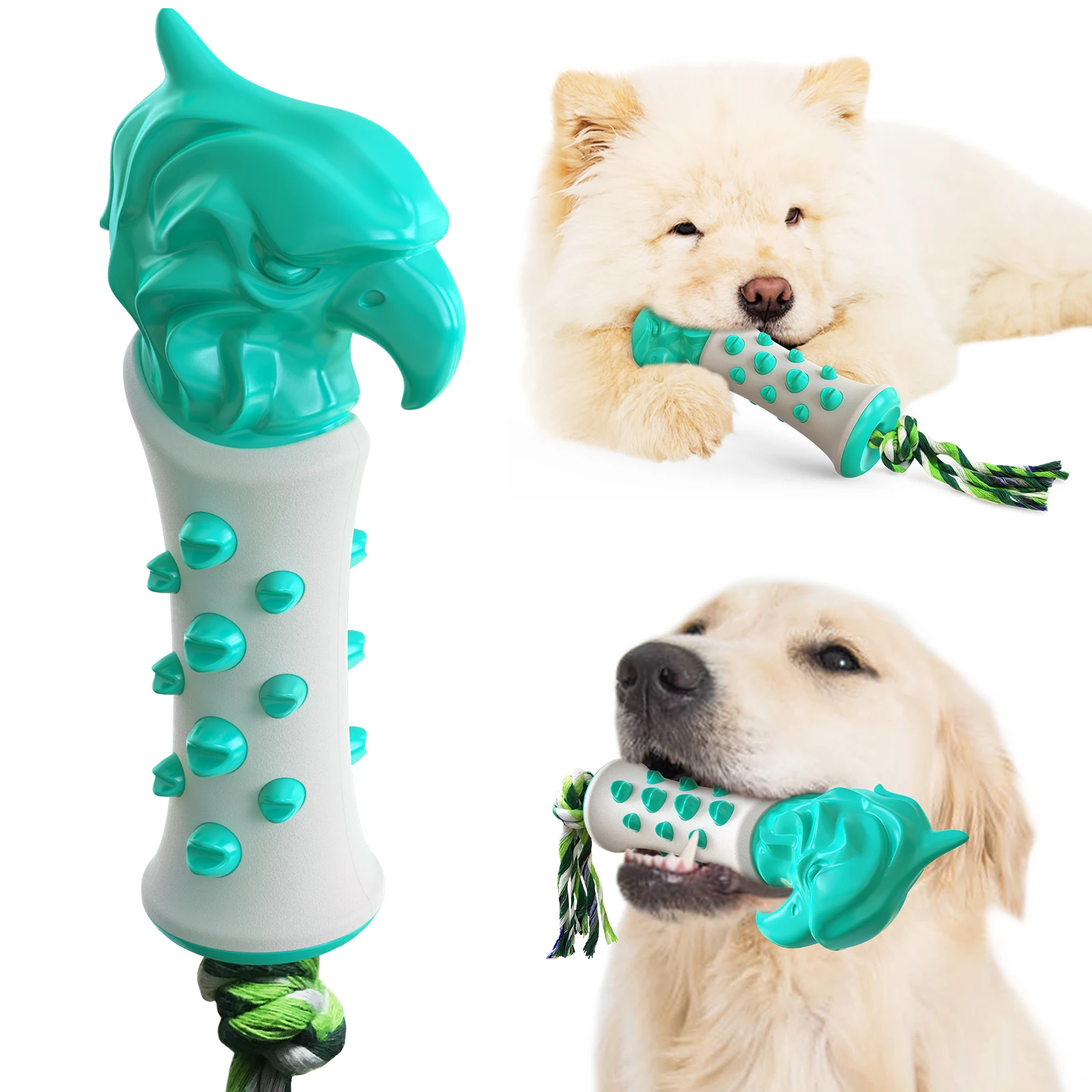 

SJZ Hot Selling New Valentine Vocal Littlest Pet Supplies Shop Training lps Rope Durable Iq Pets Puppy Chew Dog Birthday Toys