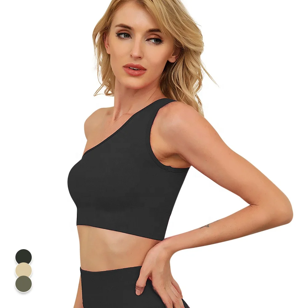 

Ama Larsi Womens Seamless Fitness Sports Sets Comfortable Four Way Stretching Yoga Set, Armygreen, black, black