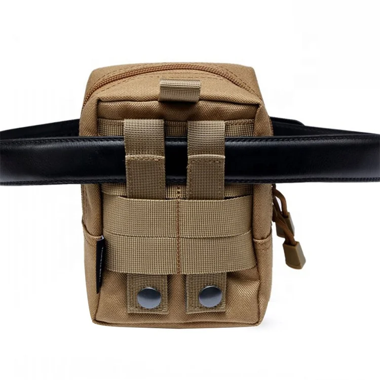 

Black Green Khaki Waterproof Nylon Custom Small Zipper Canvas Pouch Bag for Camping Hiking, More than 6 colors for reference