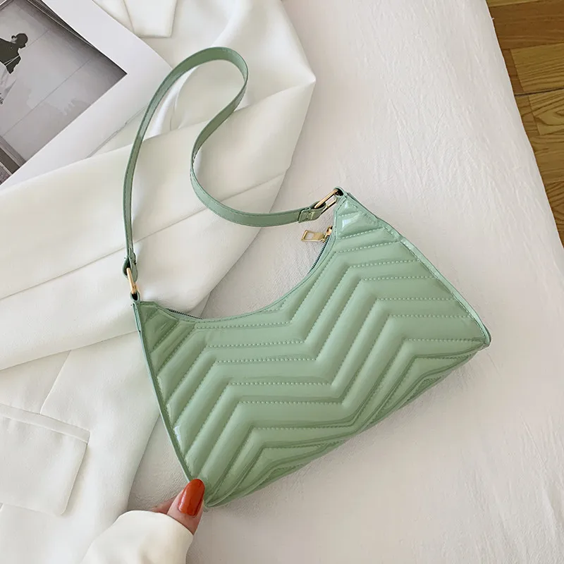 

2021 Women Handbags Western Style Female Summer New Style Korean Fashion Single Shoulder Messenger Underarm Bag, Picture color