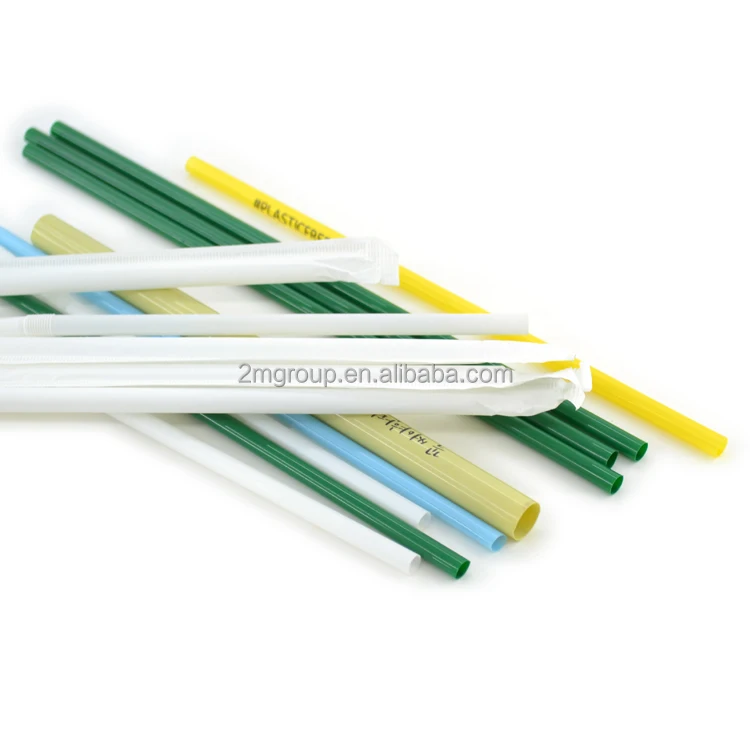 

Individual paper wrapped Hot Sale 100% biodegradable PLA straw with eco friendly packaging amazon top seller