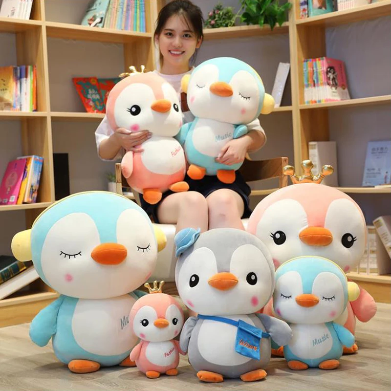 
Small Quantity Wholesale Penguins Plush Toys High Quality Birds Soft Toys for Kids Advertising and Promotional Gifts 