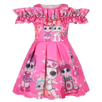

Baby Dresses Summer Cute Elegant Dress Kids Party Christmas Costumes Children Clothes Princess Lol Girls Dress