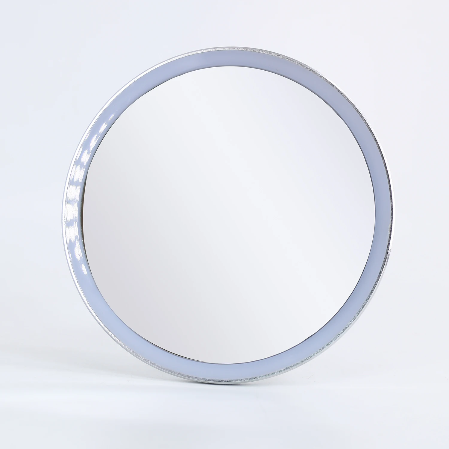 

Touchable table mirror mini bathroom LED wireless makeup mirror Customized Magnifying makeup mirror with LED