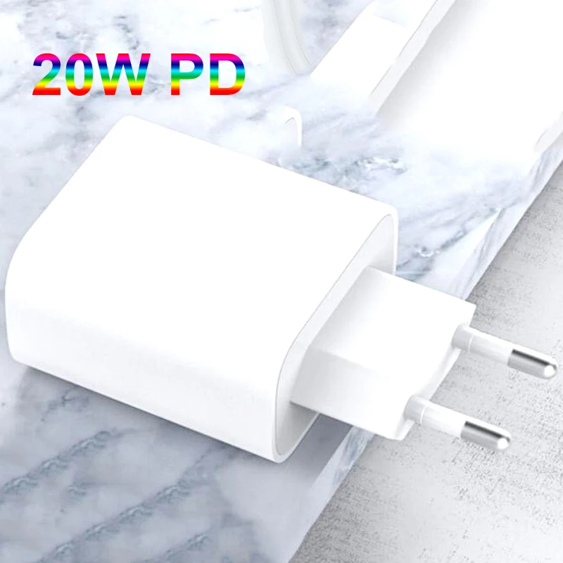 

Shenzhen Original EU 18W 20W Fast Charging PD Power Adapter Wall Charger Plug USB-C Power Adapter For Apple iPhone 12