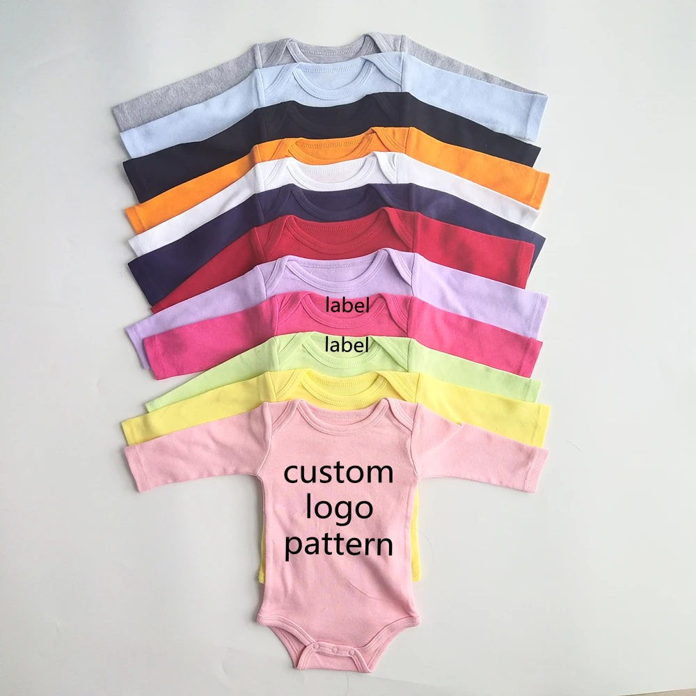 

eco-friendly kids clothing winter long sleeve infant sleeping romper bamboo baby clothes romper toddler blank baby onesie