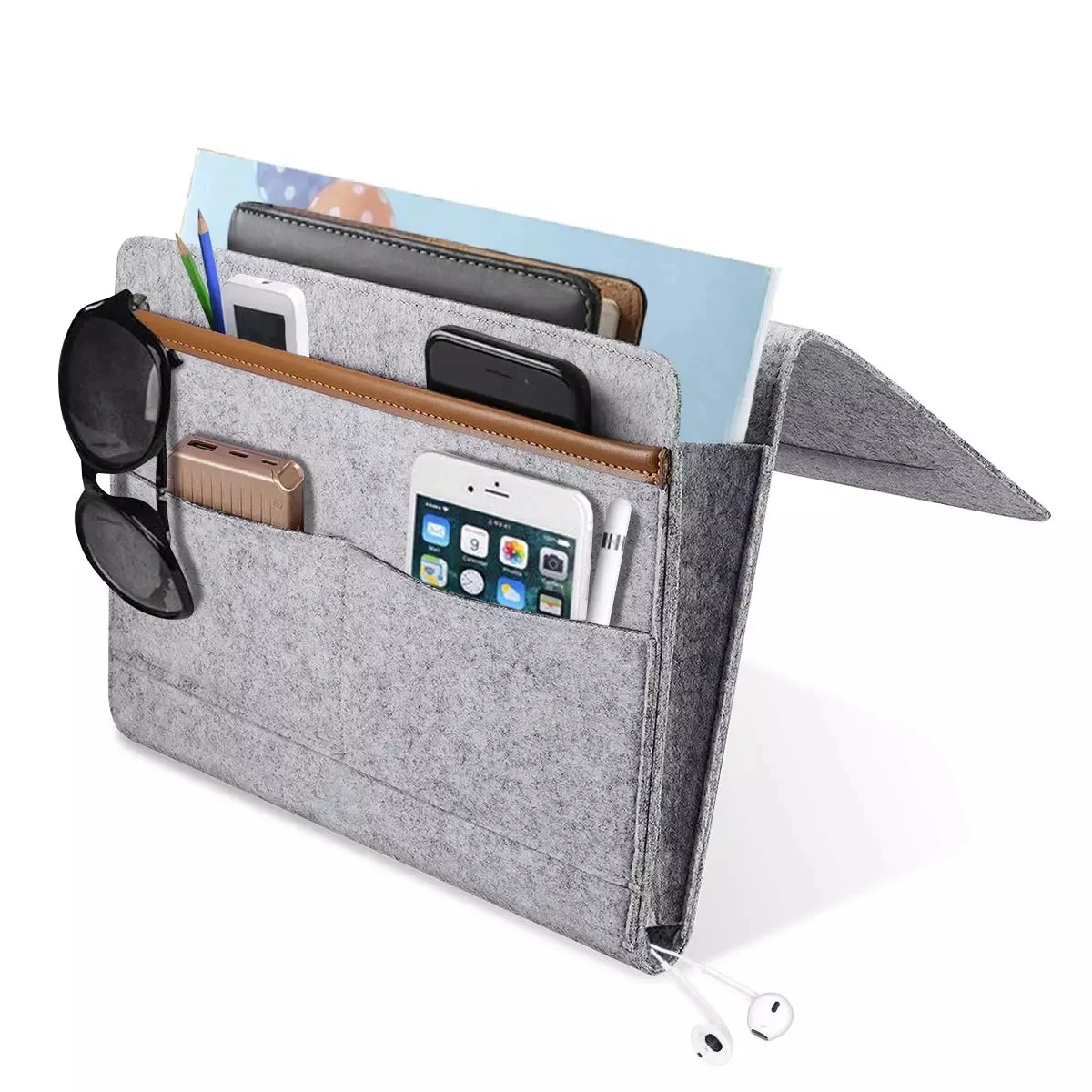 

TBC-A001 felt bedside caddy organizer storage, Customized color