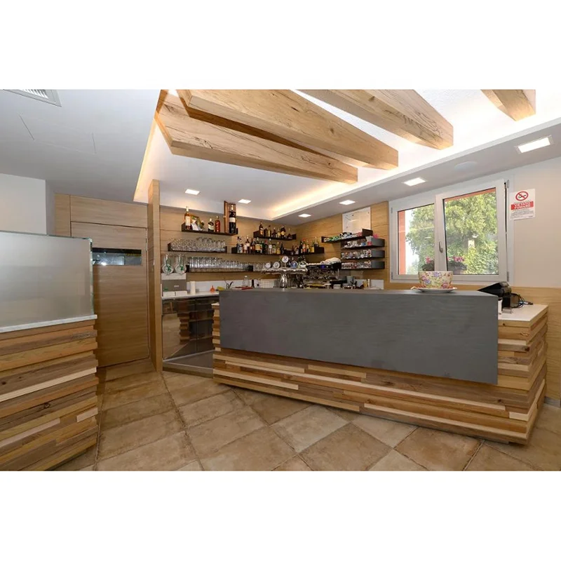 

Modern Furniture Coffee Shop Interior Decoration Commercial Coffee Counter Design
