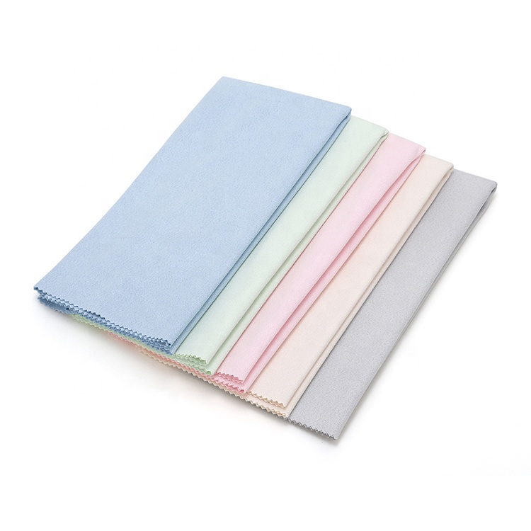 

wholesale customized logo eyeglasses glasses sunglasses suede custom microfiber cloth