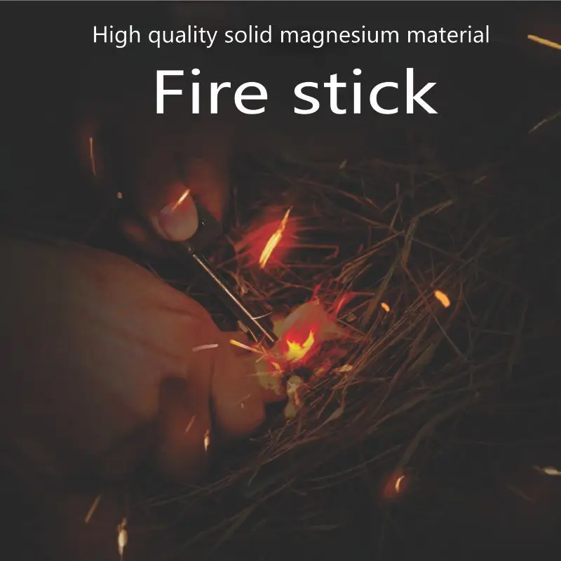 Emergency Ferrocerium Flint Magnesium Electric Ferro Rod Fire Starter