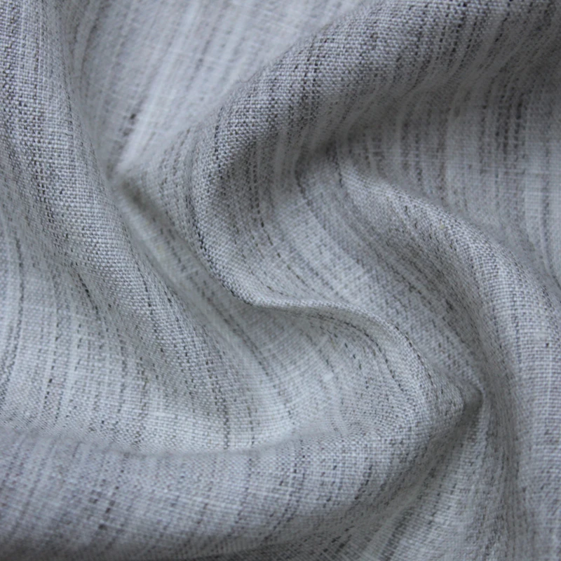 Factory Price Organic 100% Linen Natural Fabric for Suit Fashional High End Comfortable Yarn Dye Fabric