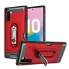 For Samsung Galaxy Note 10 mobile phone case with 360 rotate metal material kickstand