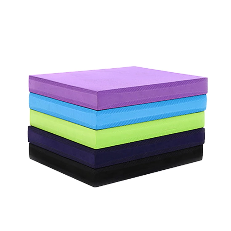 

Yoga Cushion Pad Premium EVA Balance Pad Use in Gym and Home, Black green purple blue