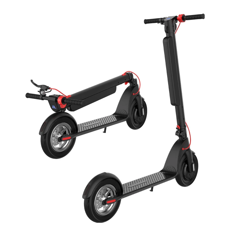 

X8 10AH 10inch Two Wheel Folding Electric Scooters Self Balancing Fat Tire Electric Scooter For Adults, Black
