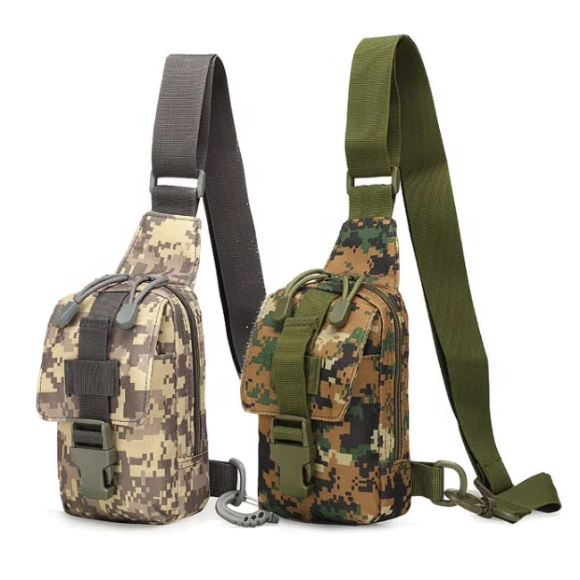 

Outdoor Sports Riding Chest Bag Hanging Mobile Phone Bag Men's One Shoulder Small Chest Bag, More than 10 colors for reference