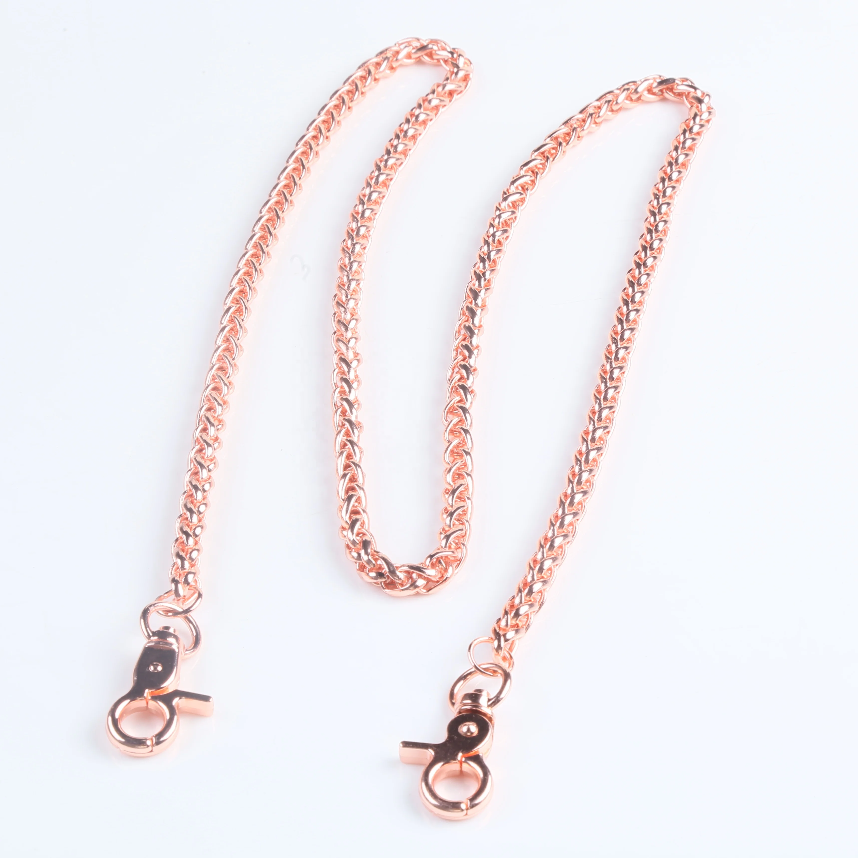 rose gold bag chain