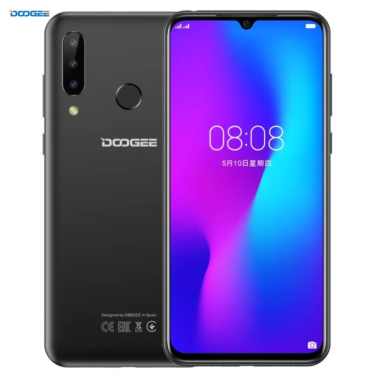 

Hot selling DOOGEE N20 4GB+64GB 6.3 inch Android 9.0 Fingerprint ID 4350mAh Battery Triple Back Cameras Dual SIM Mobile Phones