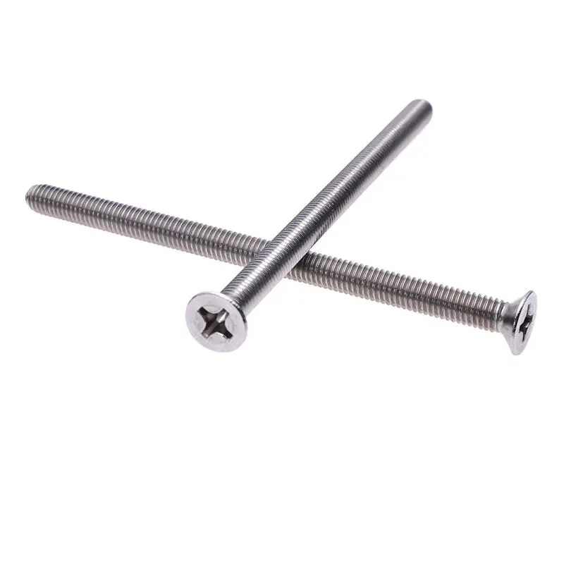
Customized Flat Head Cross Recessed Countersunk Machine Screws 