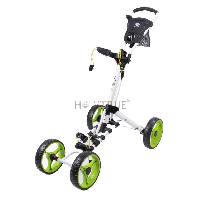 

Hot Sale Golf Trolley Four -Wheel Trolleys For Sale & 4 wheel push golf trolley, Gold, purple,red black