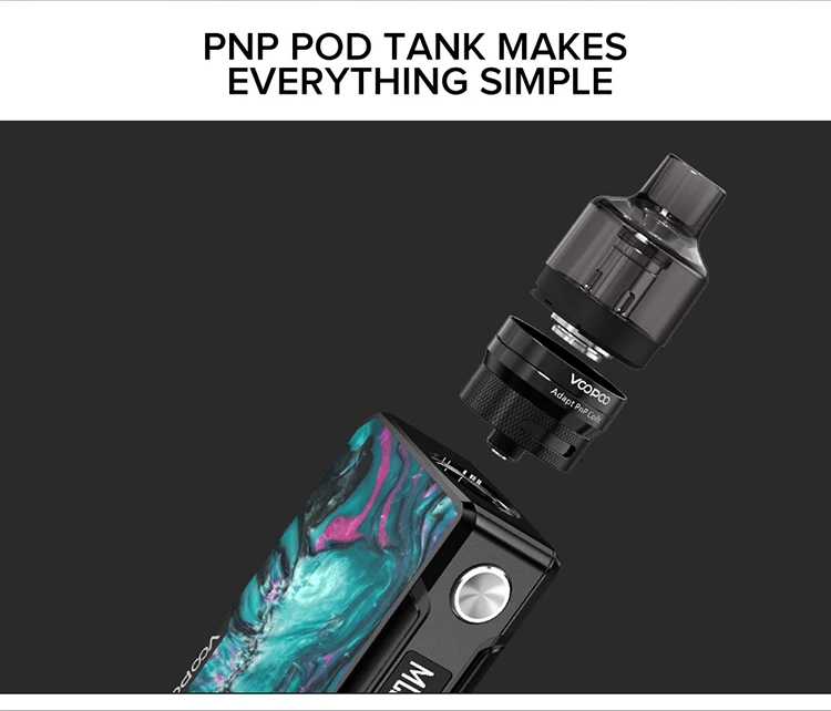 VOOPOO Drag x PNP X pod Kit. Держатель бачка драг 2 ПНП.