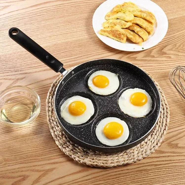 
Factory Customized quail multi egg frying pan with different beautiful pattern 