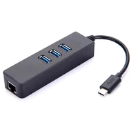 

USB C USB3.1 Type C HUB USB 3.1 to USB 3.0 Hub 3 port with Gigabit Ethernet Network 100M/1000M Multi Port Hub Adapter