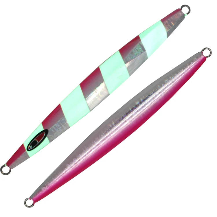 

different grams metal jig lure slow pitch jigging saltwater fishing lure, 3 colors
