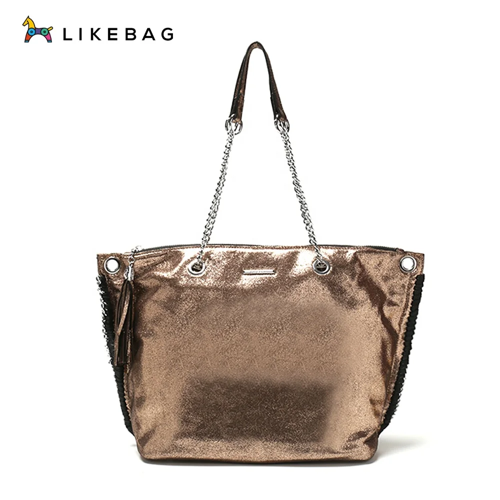 

LIKEBAG new products are hot-selling fashion casual tote including metal material production