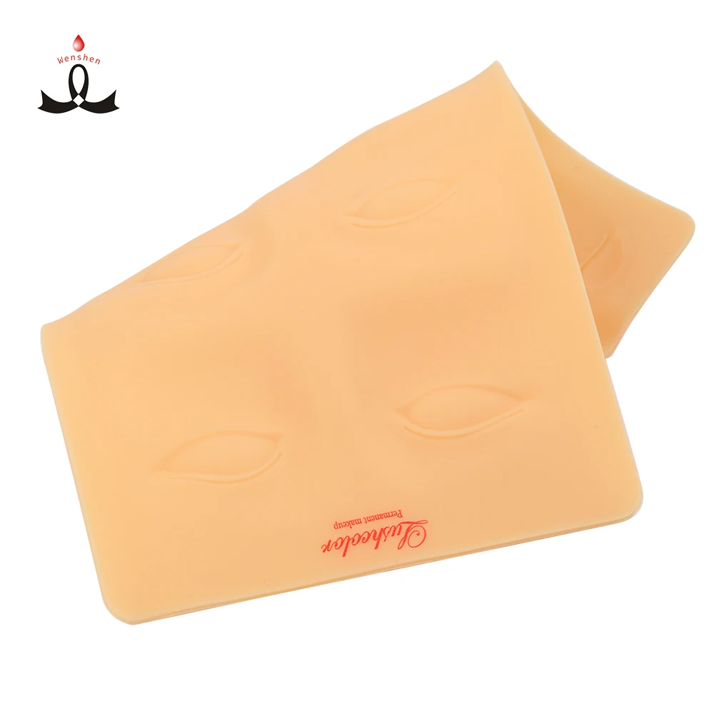 

3D Natural Rubber Eyebrow Practice Skin Permanent Makeup Tattoo Skin microblading practice skin, Skin color