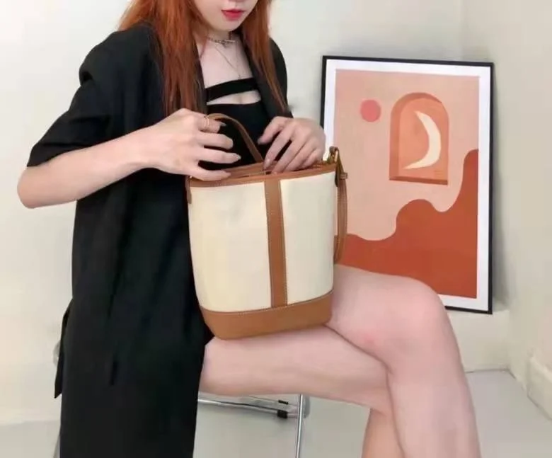 

2022 High Grade New Style Cowhide Luxury Genuine Leather Handbags For Women Bucket Bag, Choice