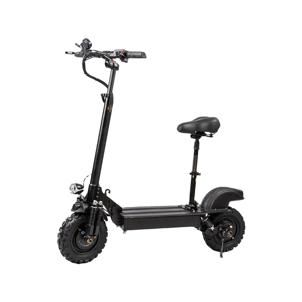 

Off-road dual drive electric kick scooter dualtron x2 High Power 1000w kick scooter seat, Black customizable