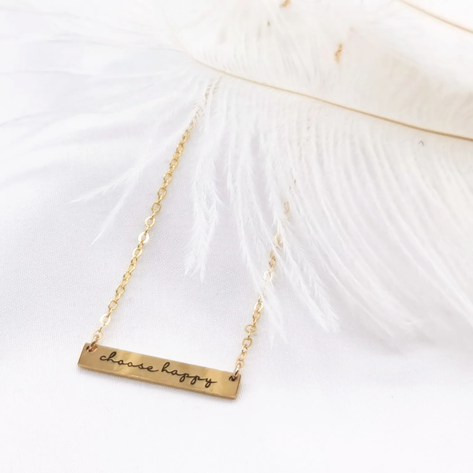 

Personalized Gold Bar Name Necklace Customize Letters Jewelry Best Gift for Women Stainless Steel Engraving Name Custom Necklace, Customized color