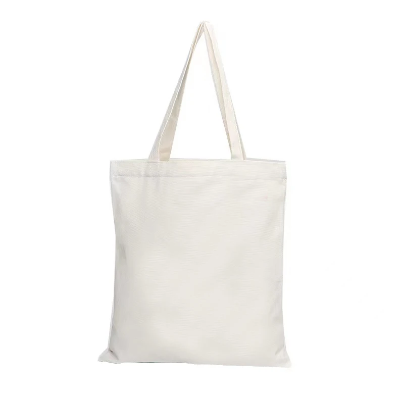 

Eco Friendly Natural Canvas Tote Shopping Cloth Packaging Stand Up Jewelry Pouches Cosmetic Printed Drawstring Thick Cotton Bag, 4 color 2 side(accept oem design)