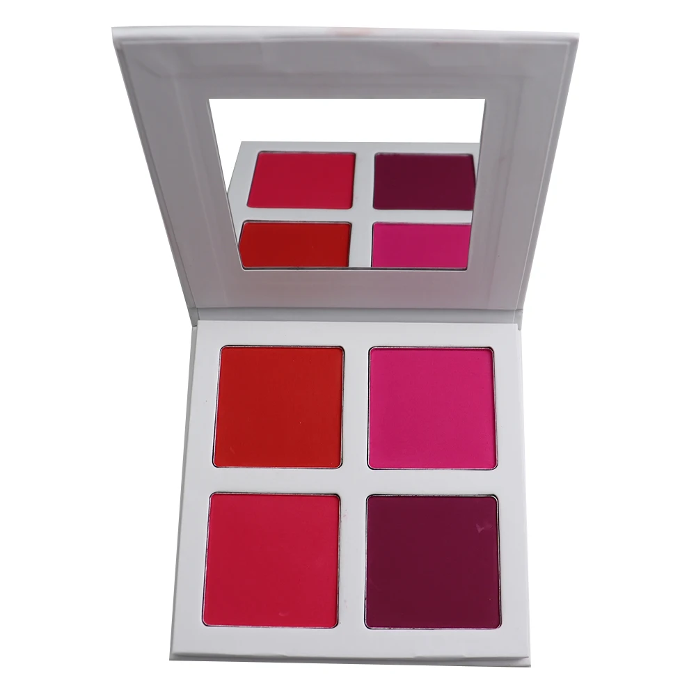 

High Quality Professional Wholesale Blusher Waterproof DIY Private Label 4 Colors Blush Palette, 12 colors for choosing