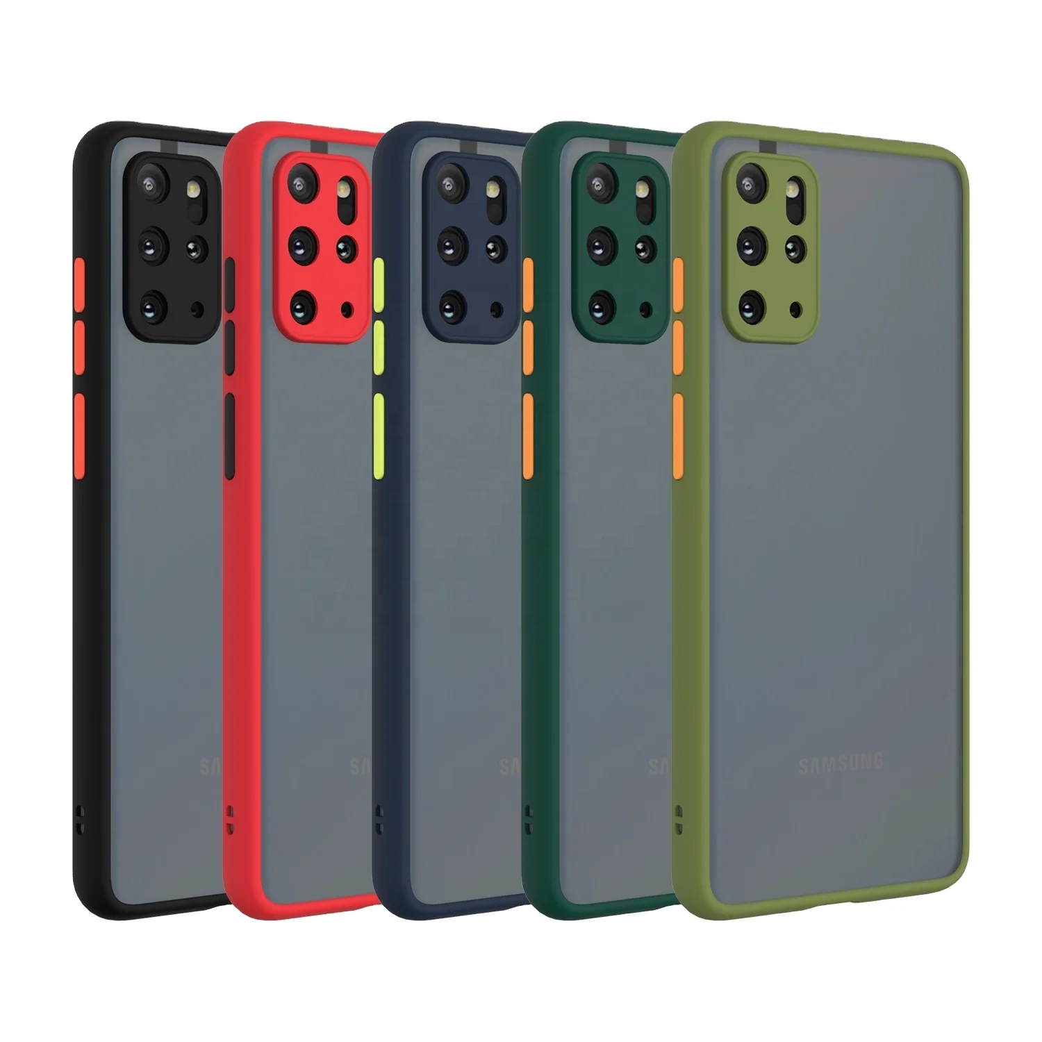 

Phone Case Supplier Smoke Matte Rear Cover TPU PC Accessories Para Celulares for Galaxy S20+ S20 Plus Ultra Note 10 A71