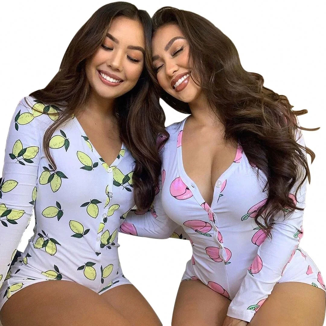 

Sn3886 Fall Ladies Fashion Jumpsuits Women Sexy Legging Short Pants Solid Color Button Long Sleeve Tight Slim Jumpsuit