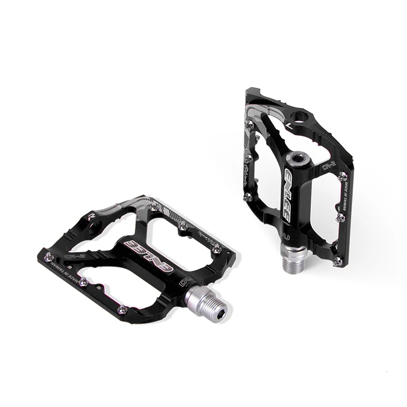 

Enlee large area pedal DH off-road AM Bearing ultra-light CNC bearing mountain bike pedal, Red/black