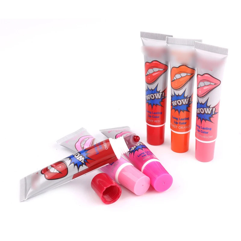 

2021 New Style Romantic Bear 6 Colors Professional Long Lasting Waterproof Sexy Magic Peel Off Lip Tint Lipstick