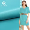 Wholesale price soft textile pure color woven twill 100 polyester fabric for dresses