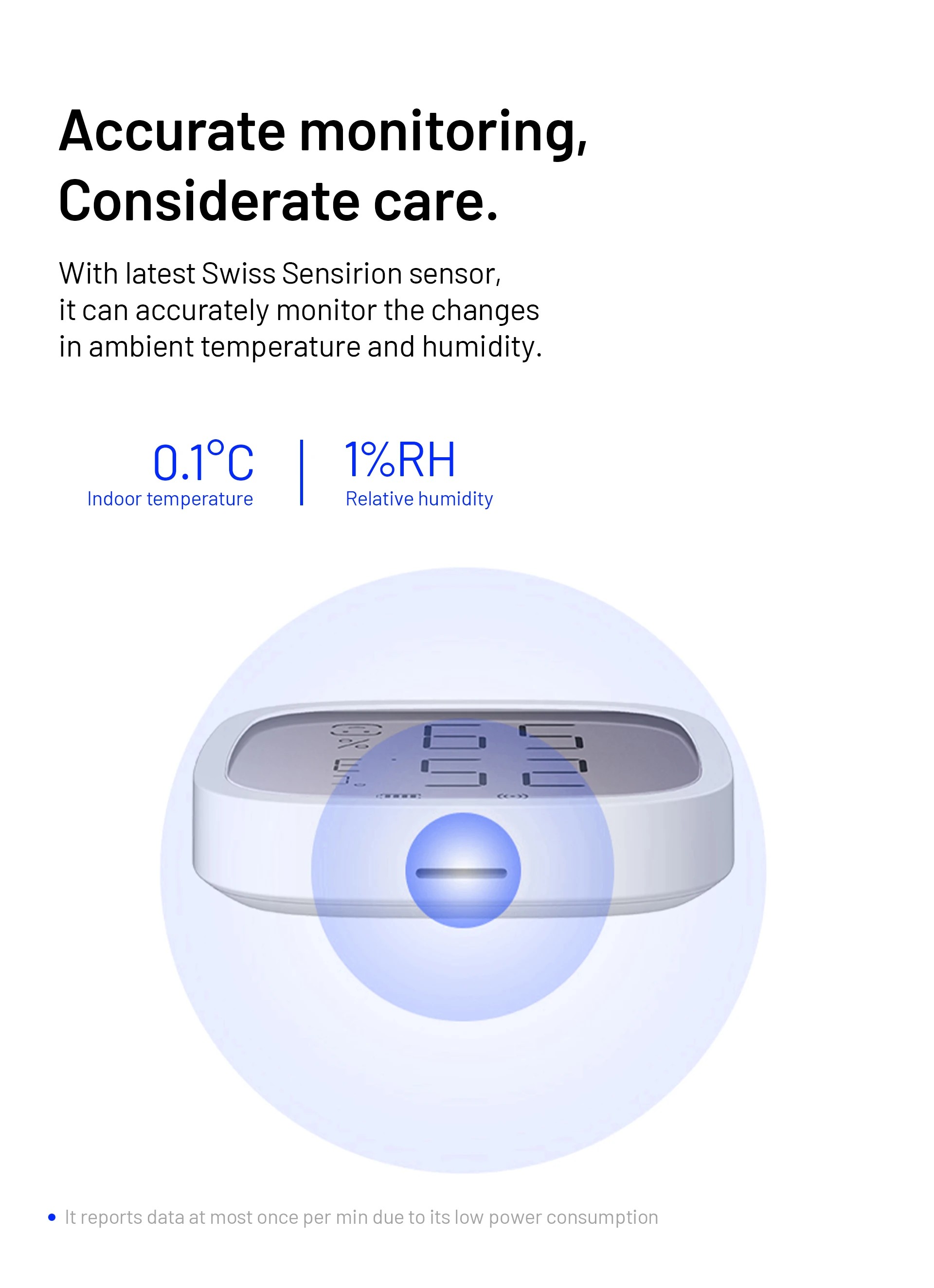 Smart temperature humidity sensor zigbee for smart home smart home solution service provided - ANKUX.COM