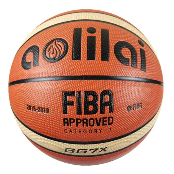 

New design Official Size Aolilai GL7X GG7X GF7X basketball ball Professional Custom Printed Logo Training Mens Basketball, Brown with light yellow