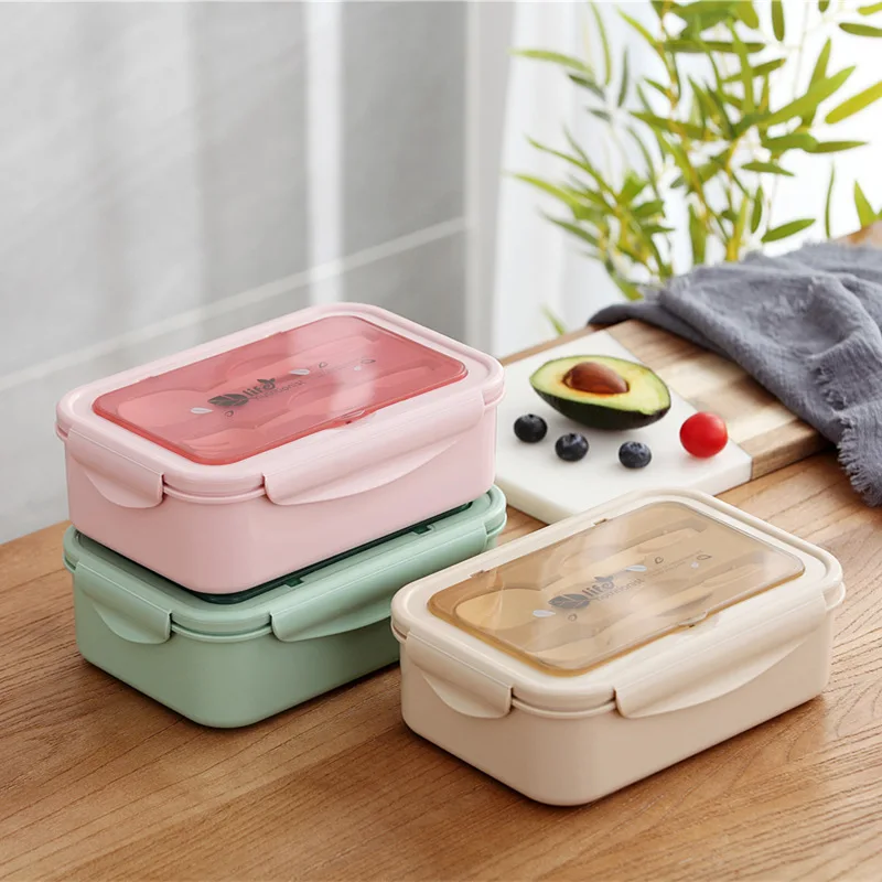 

Disposable Food Grade Plastic PP Lunch box Multi Layer Bento Microwave Safe Lunch Box, Beige, pink, green