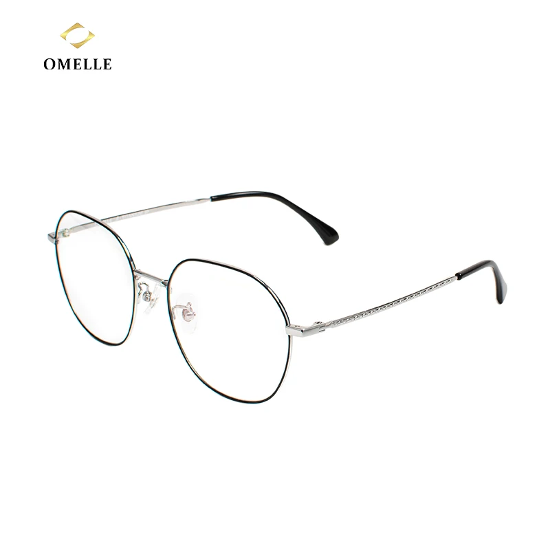 

OMELLE Women Round Titanium Optical Frame Rose Gold Eyeglasses Frames