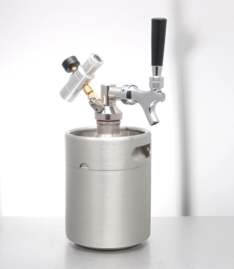 Factory Price Stainless Steel Mini Beer Keg 64oz Beer Growler 2l/3.6l ...