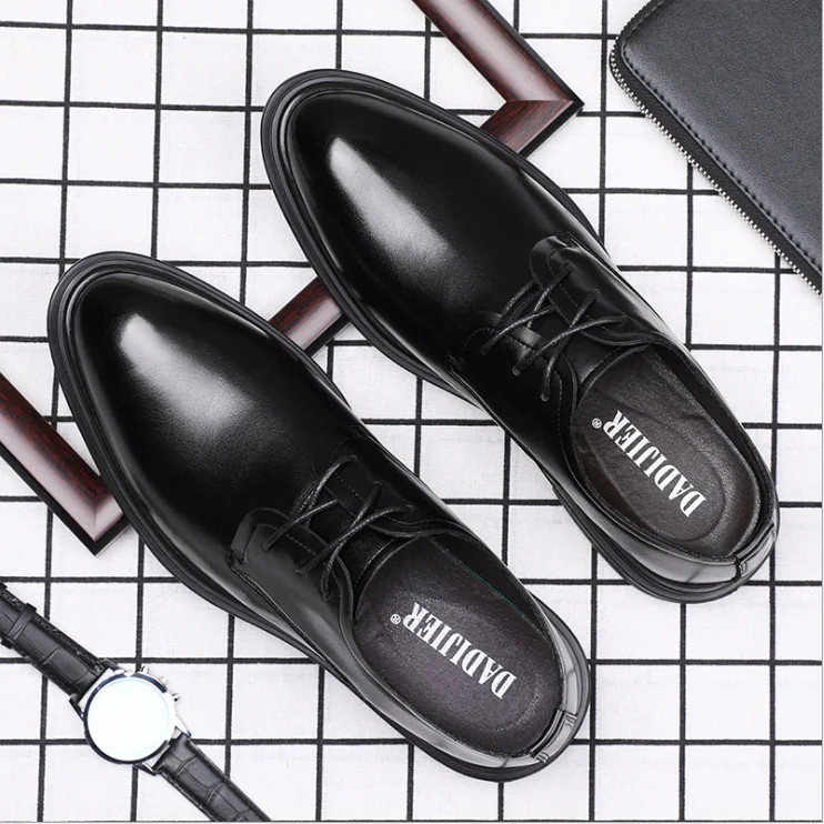 

Scarpe uomo Classic Leather Shoes For Men Loafers Dress Shoes Luxury Fashion Casual Business Formal Shoes, Optional