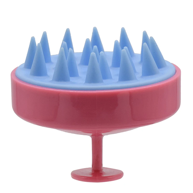 

Wholesale Soft Silicone Shampoo Brush Hair Salon Home Massage Brush Clean Scalp Shower Comb Hair Tools OEM