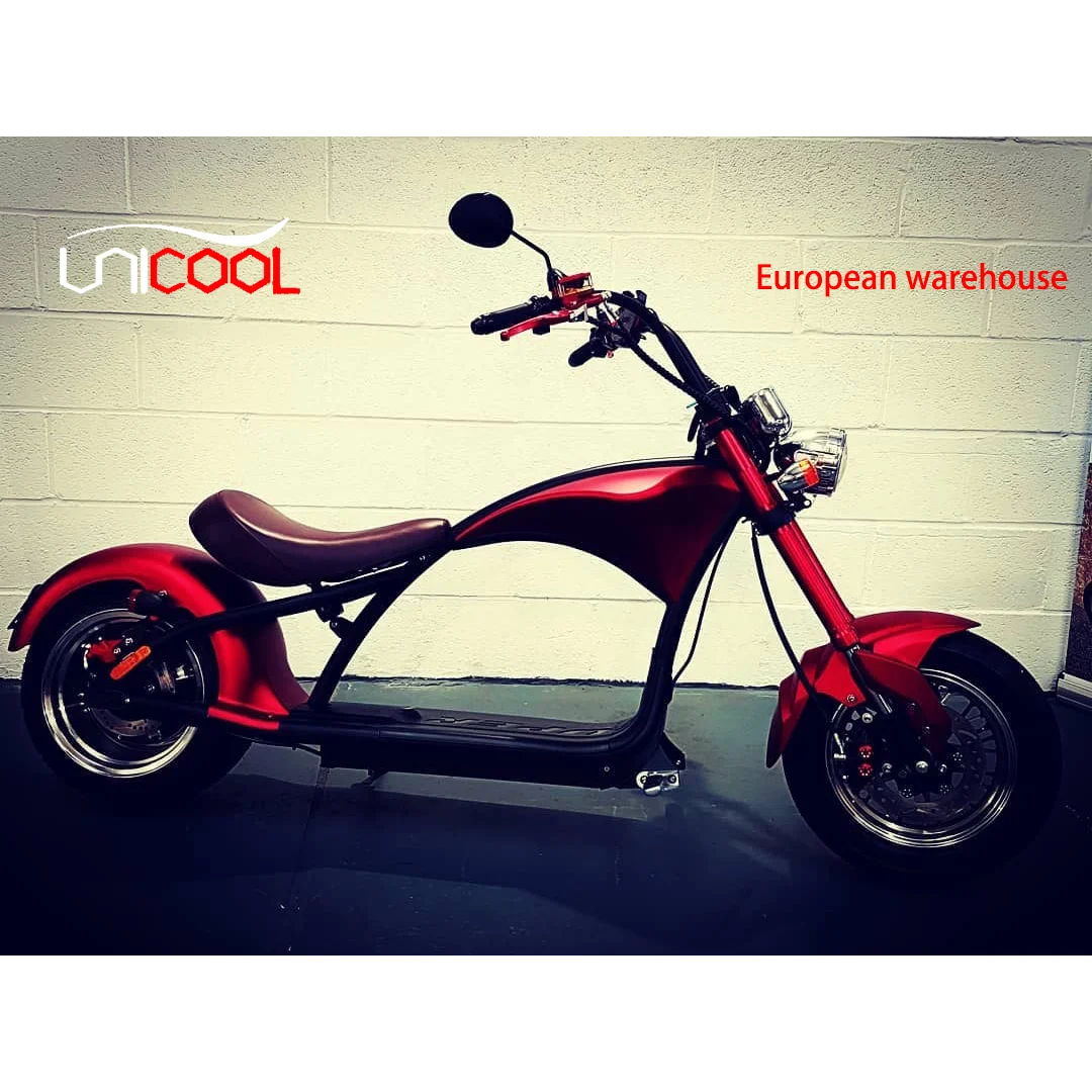 

Unicool moto electrique electric harley citycoco motos electrica 2000w electric chopper motorcycle scooter european warehouse