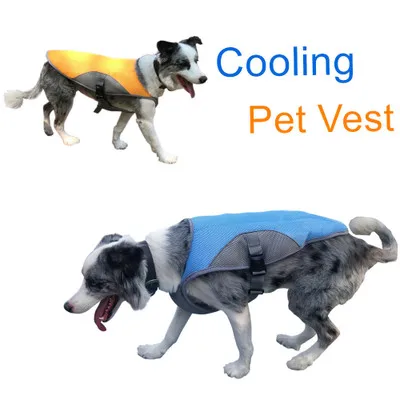 

wholesale dog cooling vest dog latest design summer pet prevent heatstroke breathable dog clothes, Blue,pink,yellow