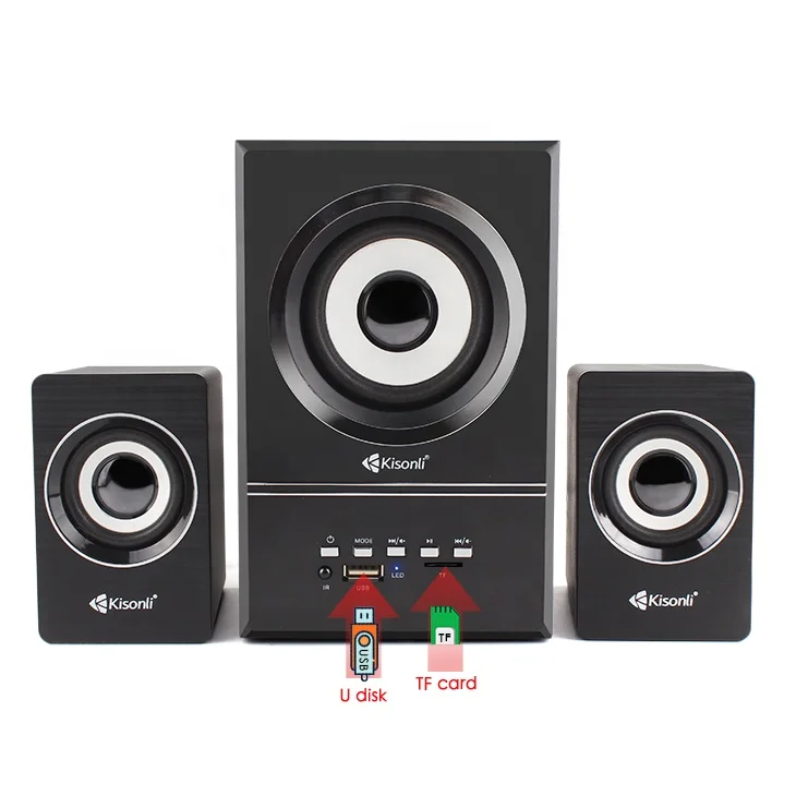 

New arrival 2.1 multimedia computer speaker for home theater system, Black,white,blue,red